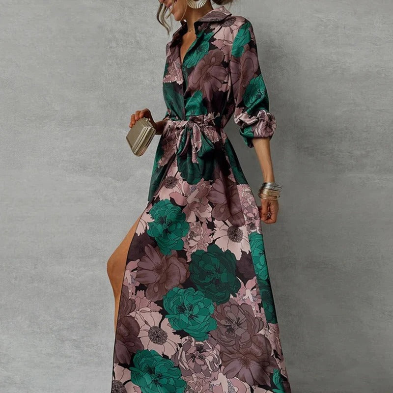 Naya | Women's Elegant Floral Maxi Dress