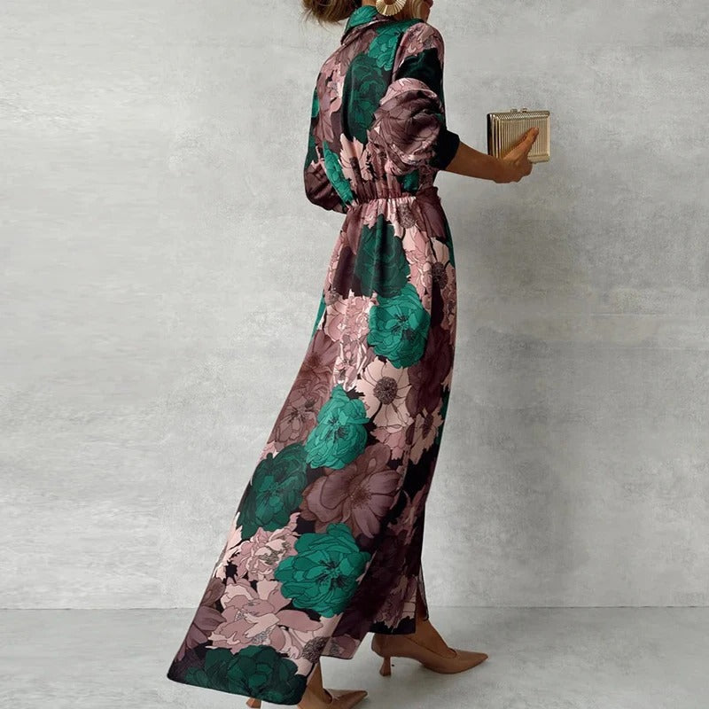 Naya | Women's Elegant Floral Maxi Dress