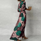 Naya | Women's Elegant Floral Maxi Dress