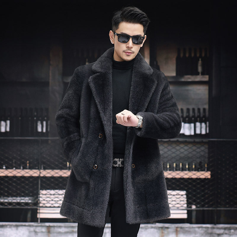 Dorian - Men's Classic Faux Fur Winter Coat