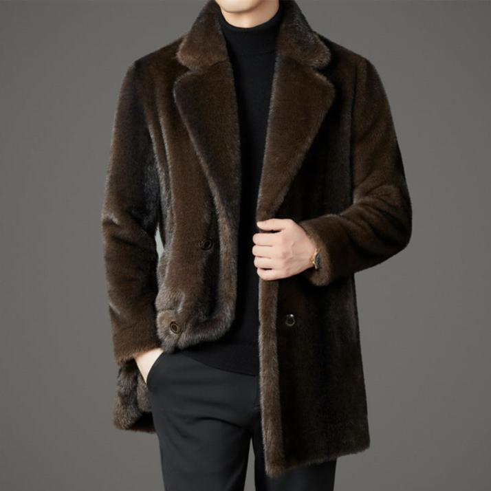 Dorian - Men's Classic Faux Fur Winter Coat