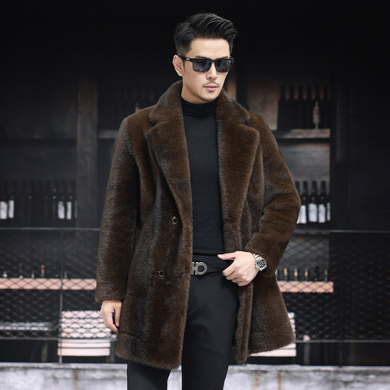 Dorian - Men's Classic Faux Fur Winter Coat