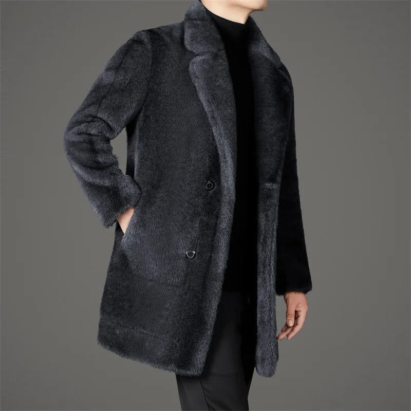 Dorian - Men's Classic Faux Fur Winter Coat