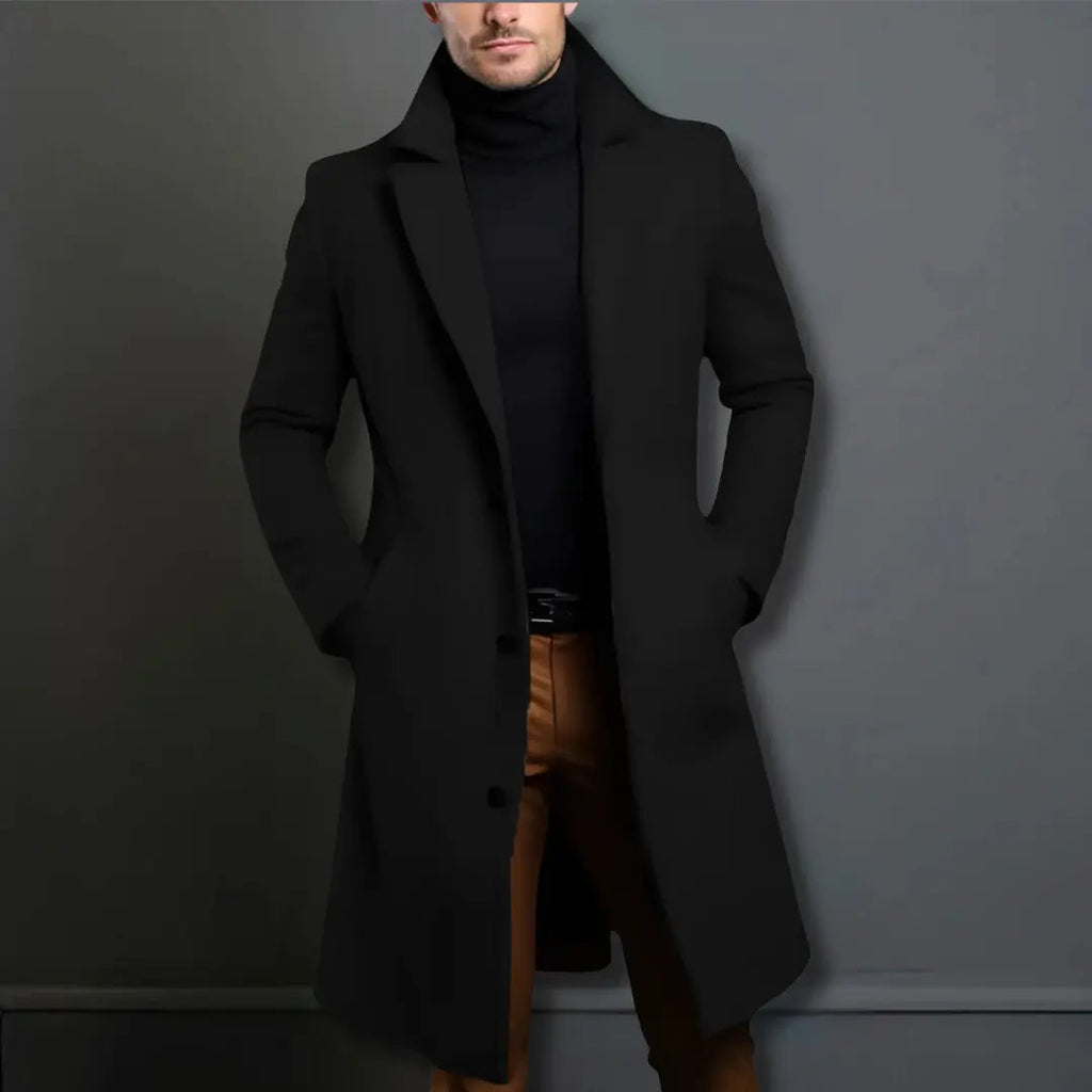 Rowan | Men's Elegant Long Overcoat
