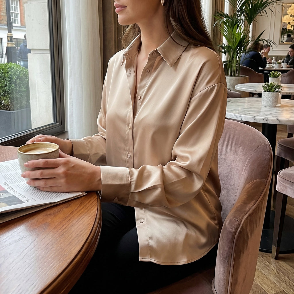 Elara | Women's Button-Down Blouse