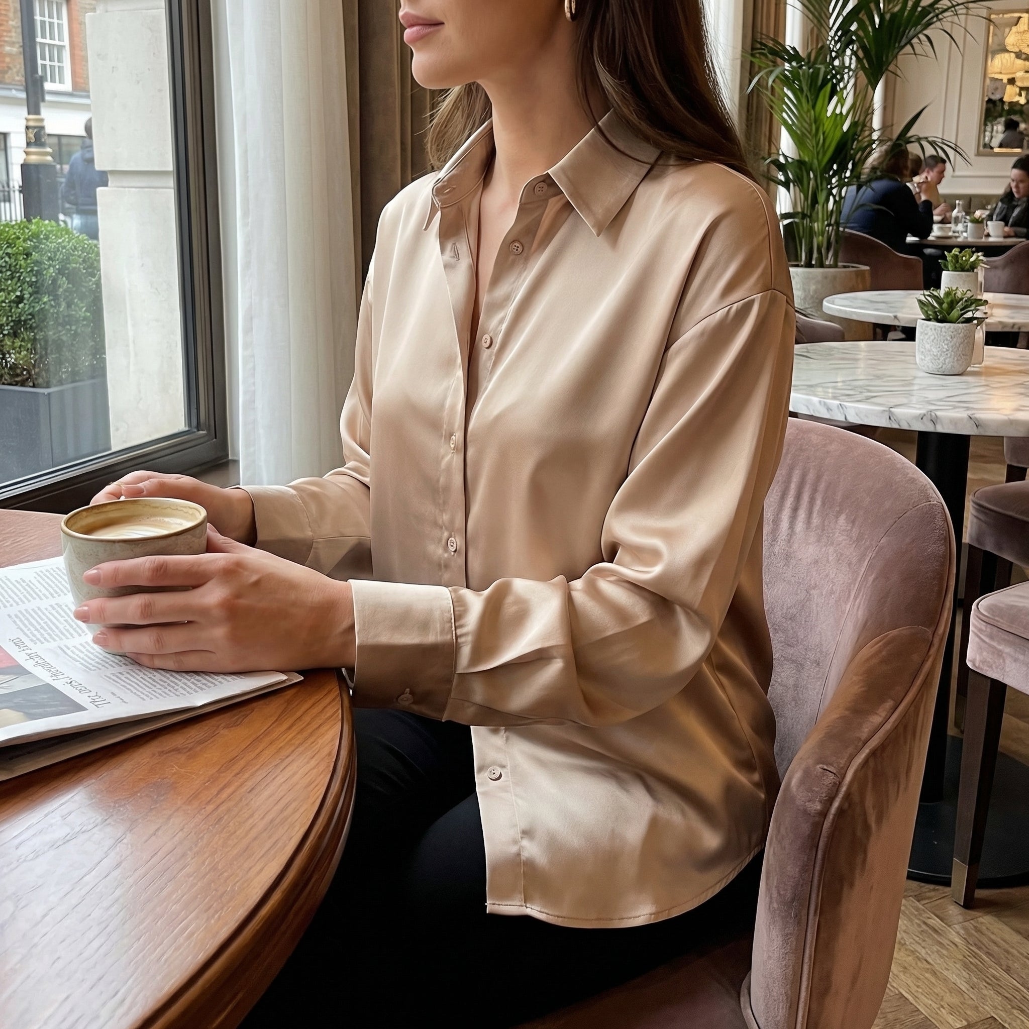 Elara | Women's Button-Down Blouse
