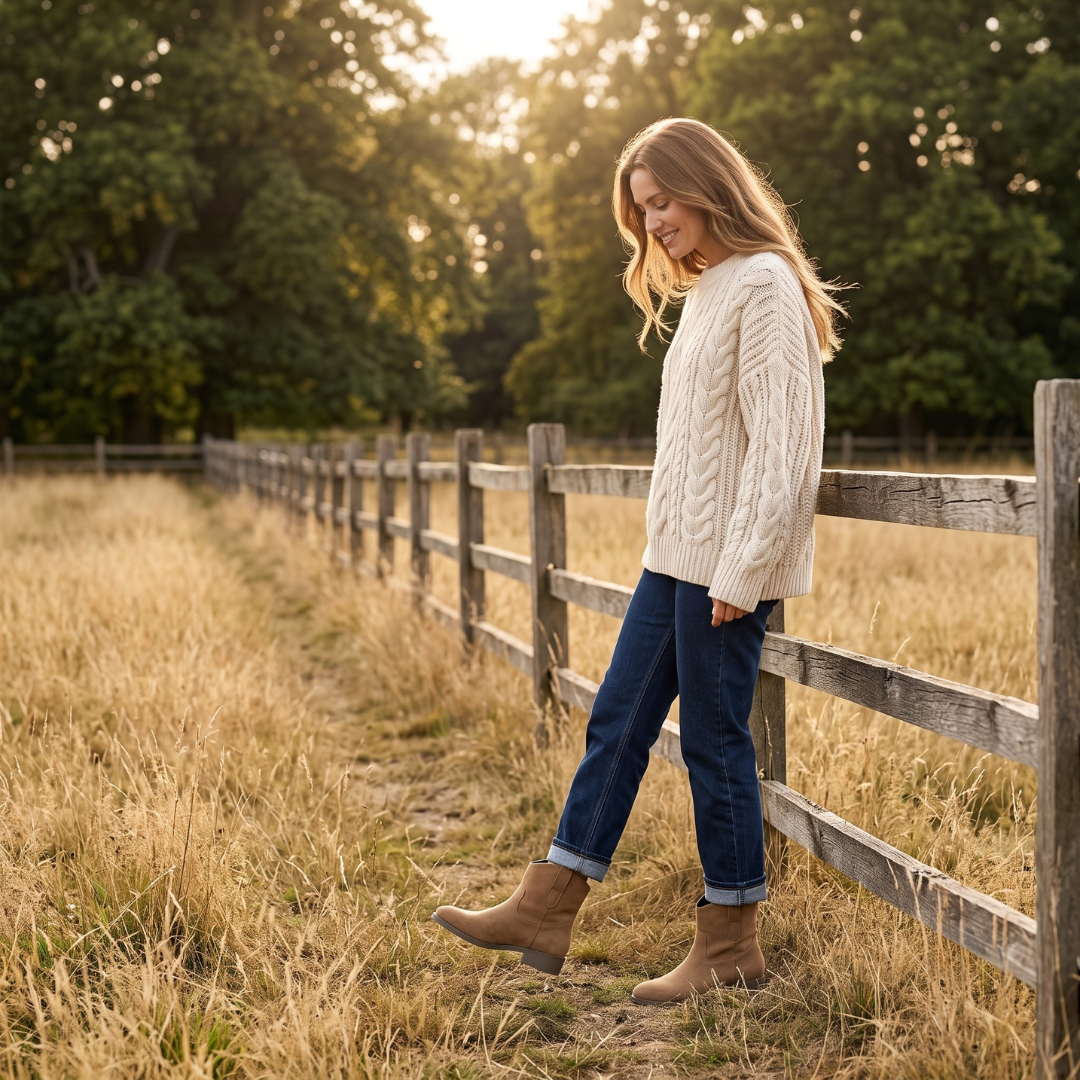 Elara | Women's Casual Calf Boots