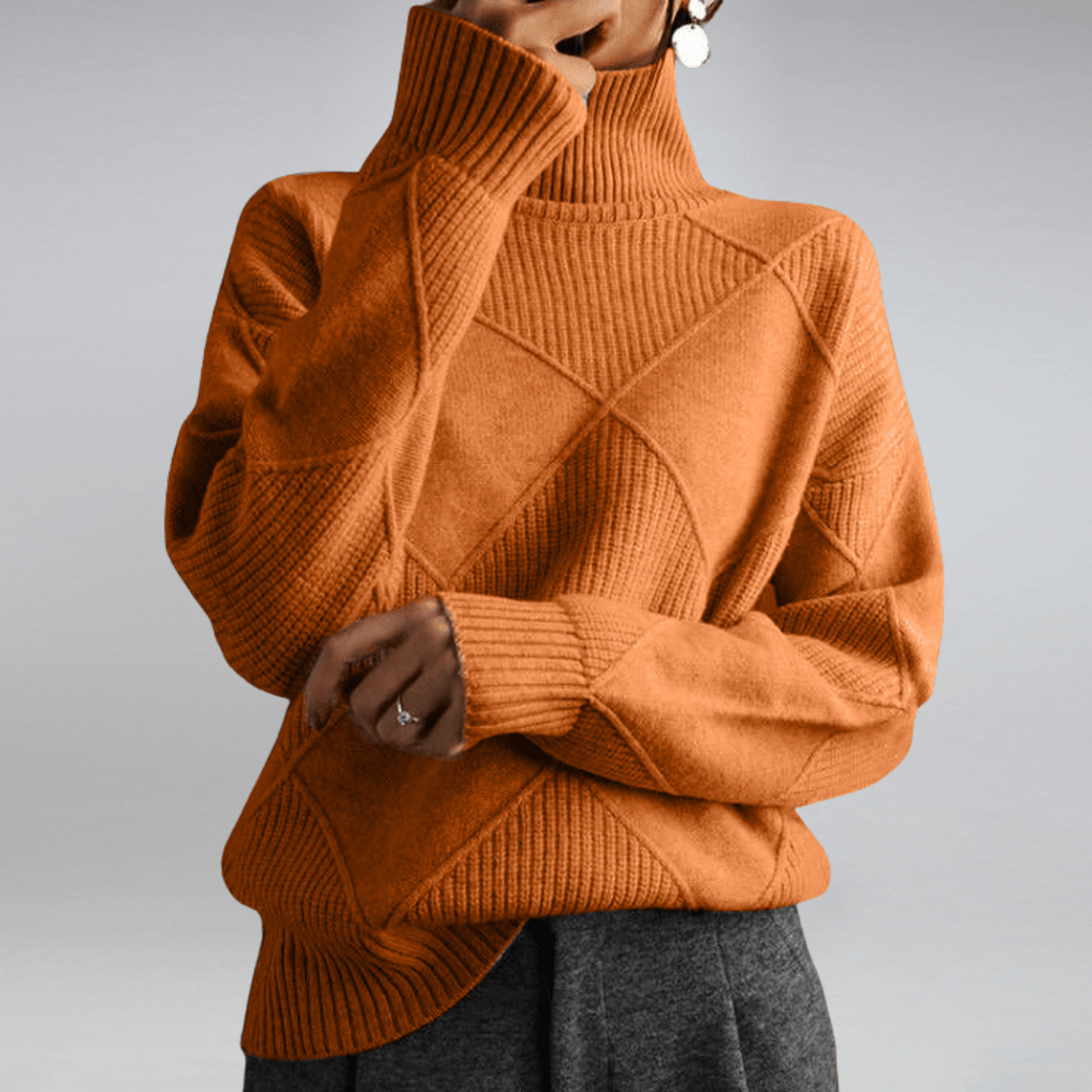 Elara - Women's Cozy Knit Turtleneck Sweater