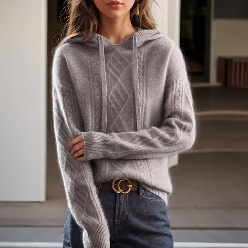 Elara - Women's Cozy Pullover Hoodie Sweater