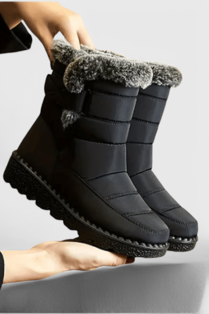 Elara - Women's Cozy Waterproof Winter Boots