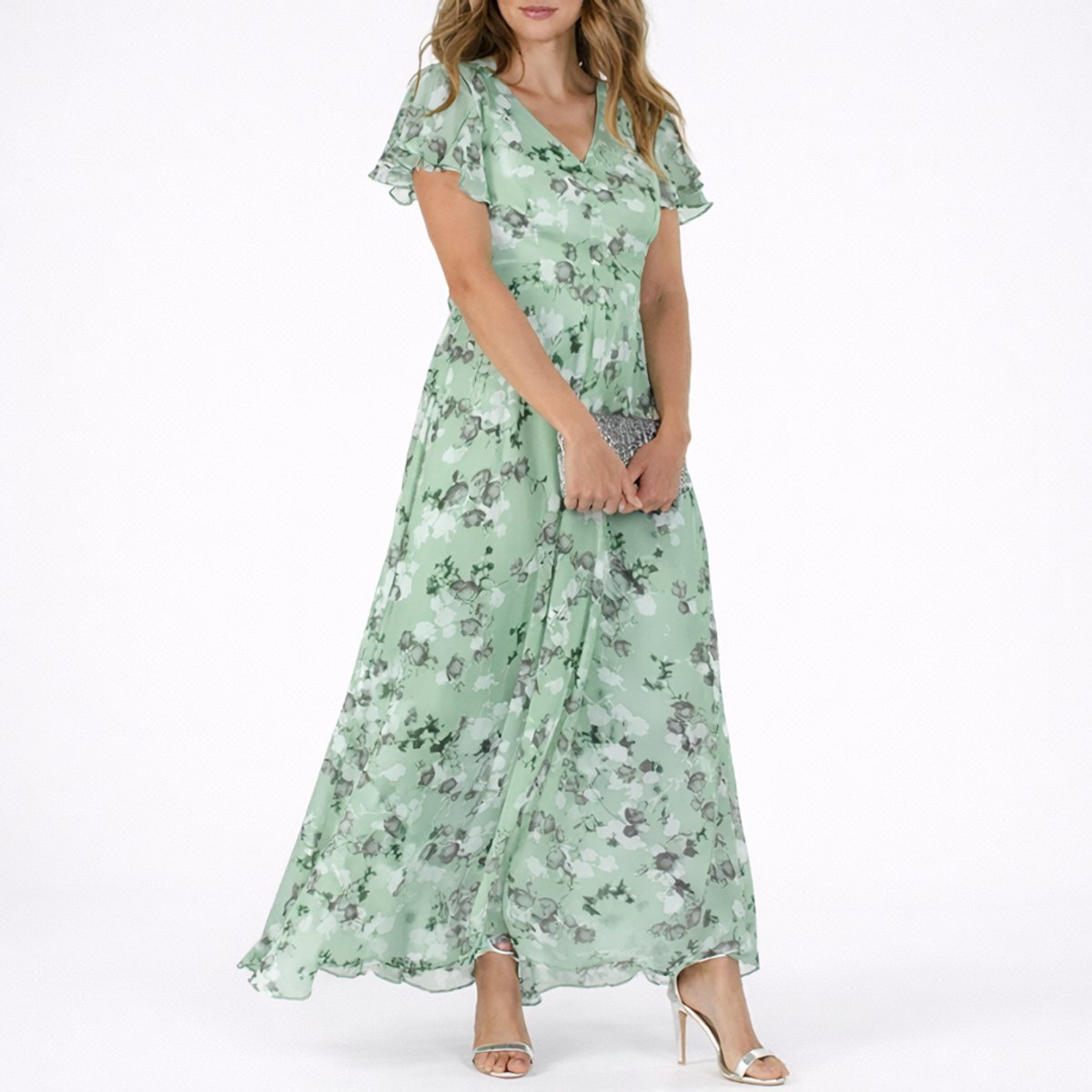 Elara - Women's Floral Maxi Dress for Autumn Weddings