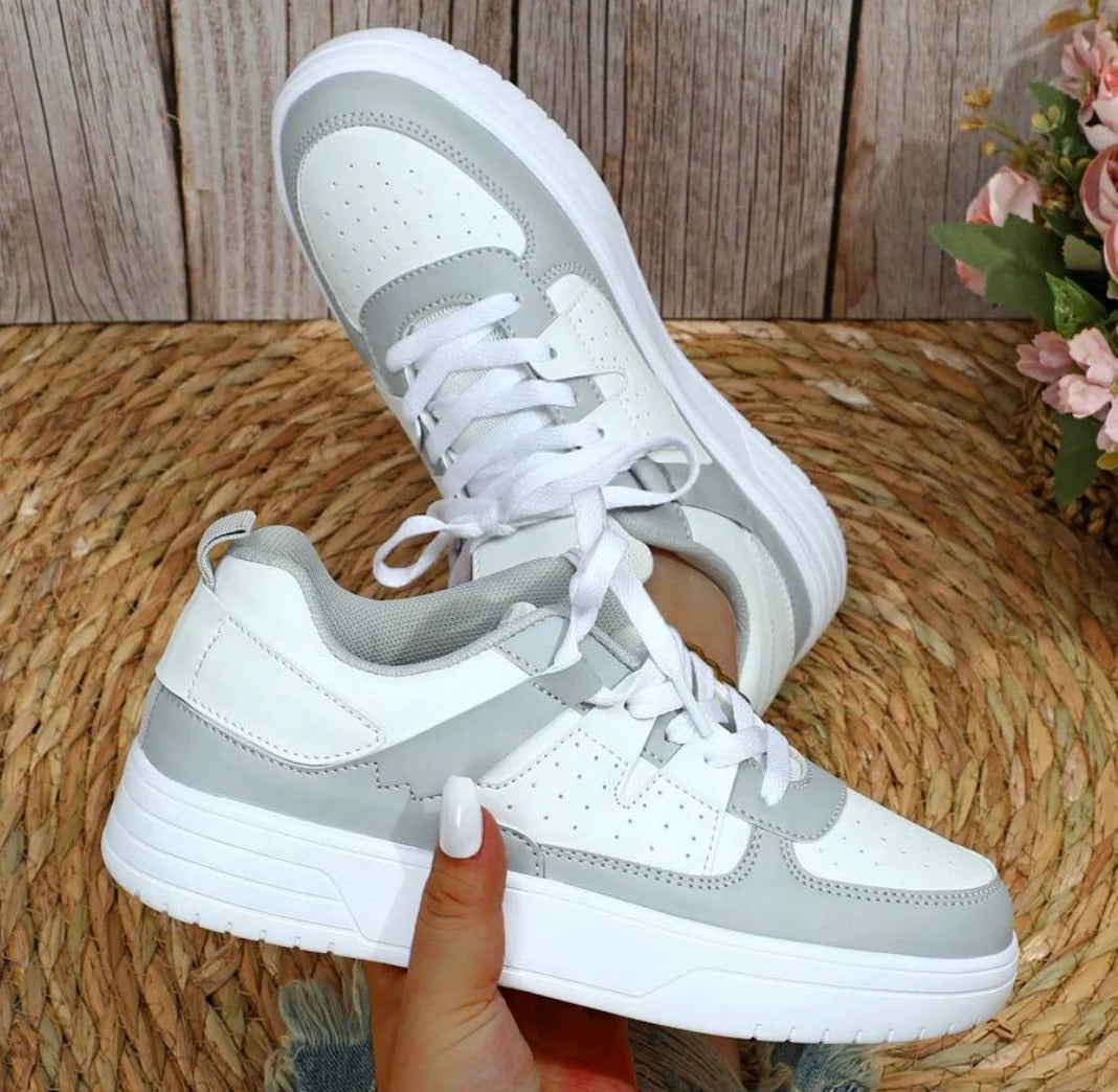 Elara | Women's Stylish Casual Sneakers with Color Contrasts