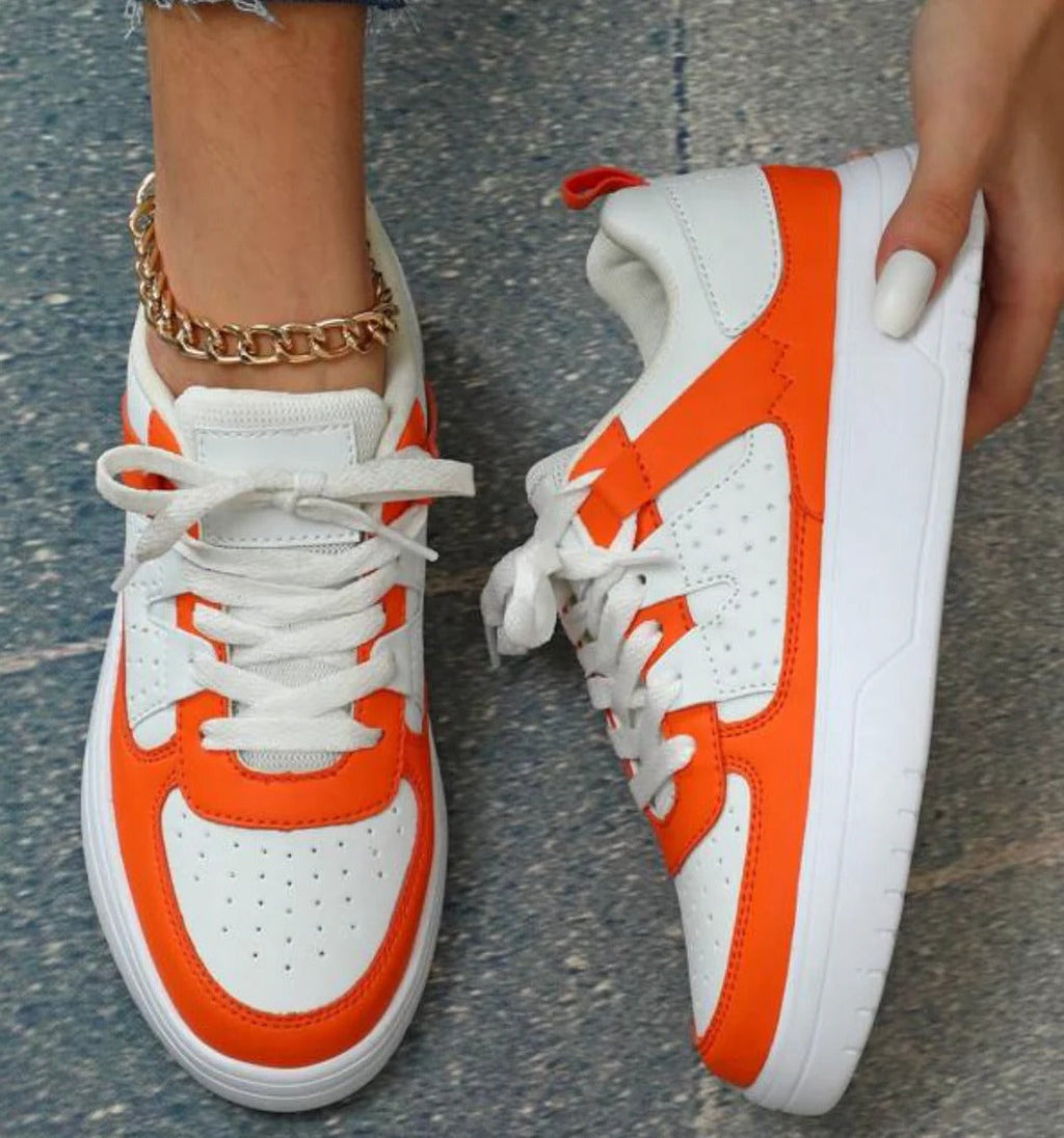 Elara | Women's Stylish Casual Sneakers with Color Contrasts