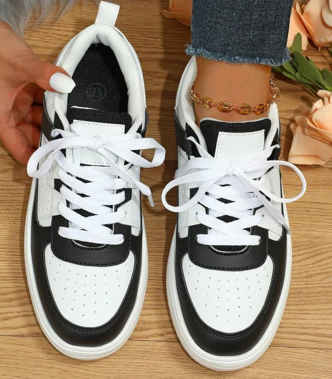 Elara | Women's Stylish Casual Sneakers with Color Contrasts