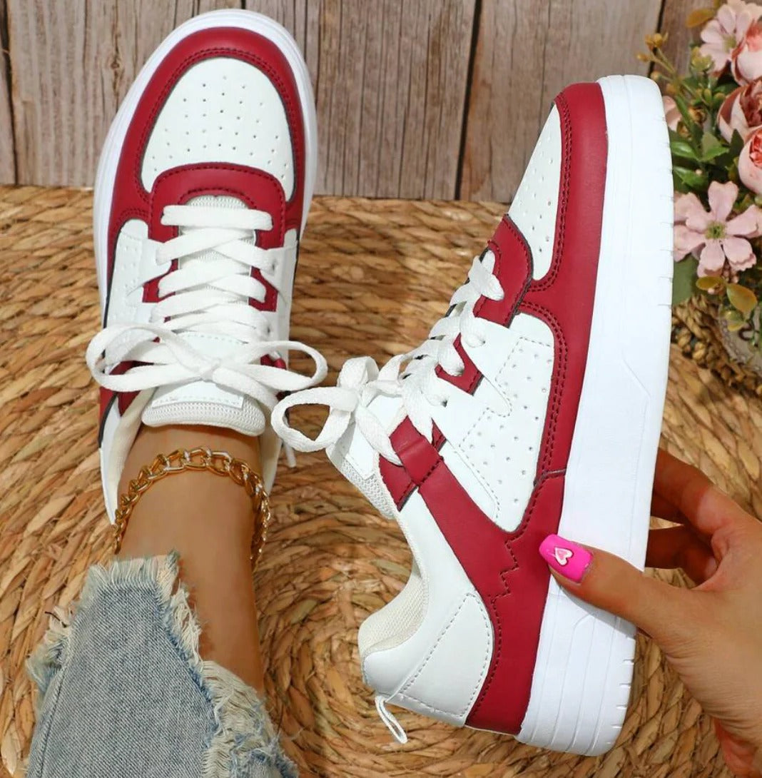Elara | Women's Stylish Casual Sneakers with Color Contrasts