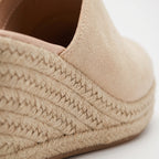 Elevia - Closed-Toe Espadrille Wedge Sandals