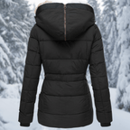 Elowe - Women's Cozy Winter Jacket with Faux Fur Hood