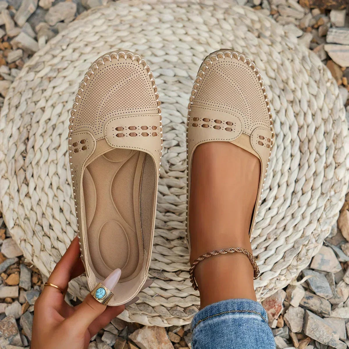 Elowen | Women's Casual Slip-On Moccasins
