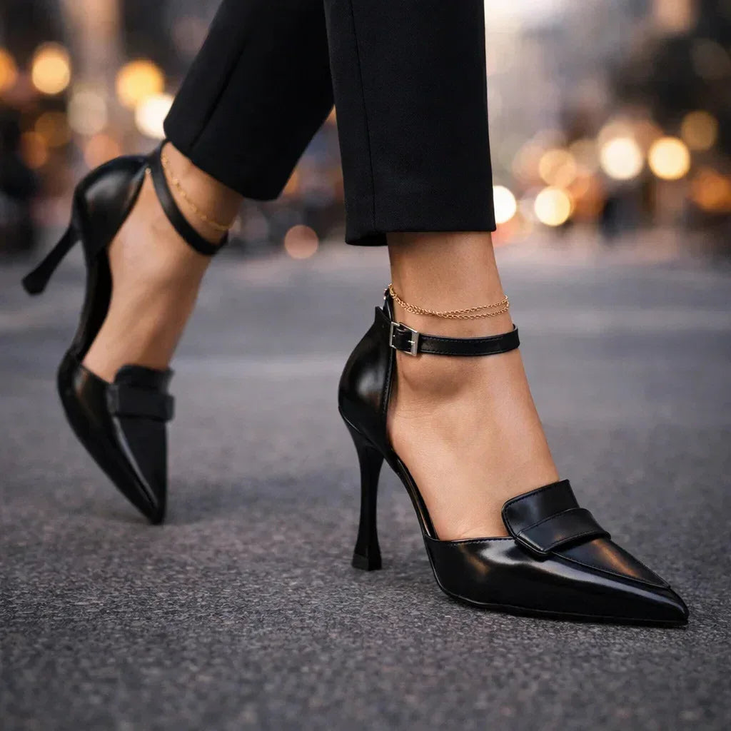 Elowen - Women's Chic Ankle Strap Stilettos