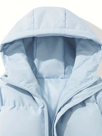 Esme - Women's Cozy Puffer Jacket with Zip-Up Hood