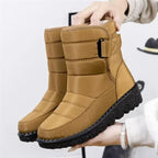 Estelle - Women's Waterproof Ankle Boots with Buckle Detail