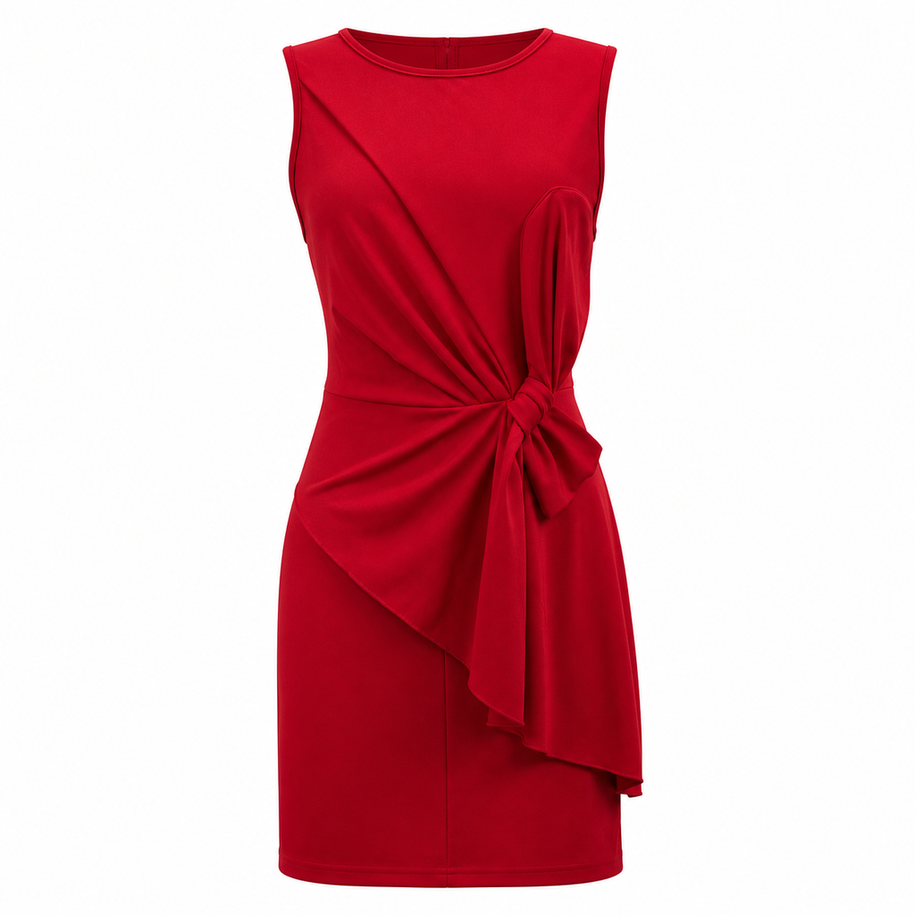 Remi | Women's Elegant Cocktail Dress with Front Knot