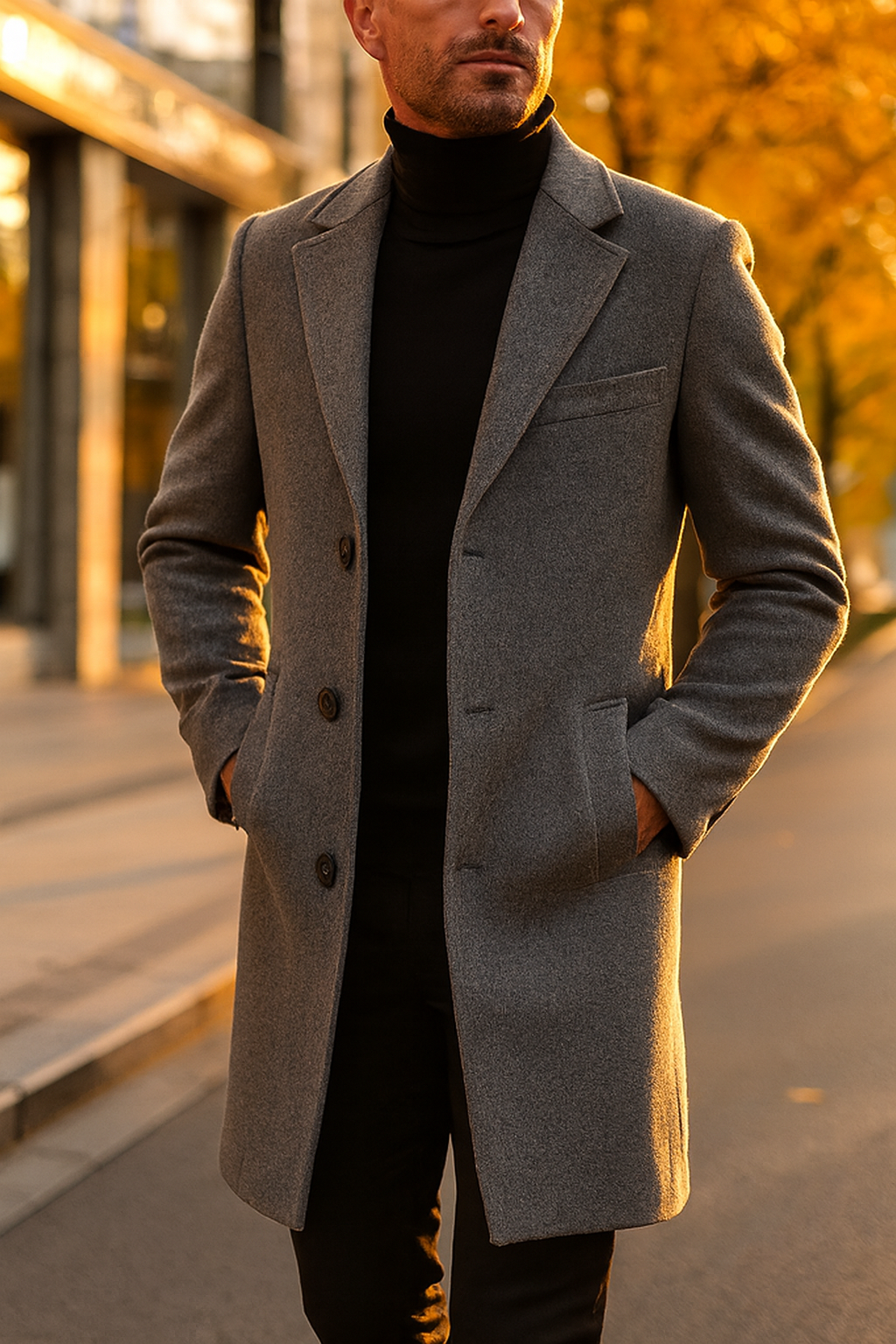 Finn | Men's Classic Mid Length Jacket