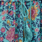 Finn | Women's Boho Floral Print Tunics with Tassel Ties