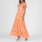 Floraza - Floral Wrap Maxi Dress