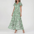 Floraza - Floral Wrap Maxi Dress