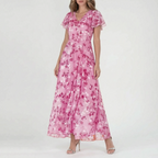 Floraza - Floral Wrap Maxi Dress
