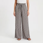 Flowlyn - Printed High Waisted Wide Leg Trousers