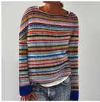 Freya | Women's Cozy Multicolor Knit Sweater