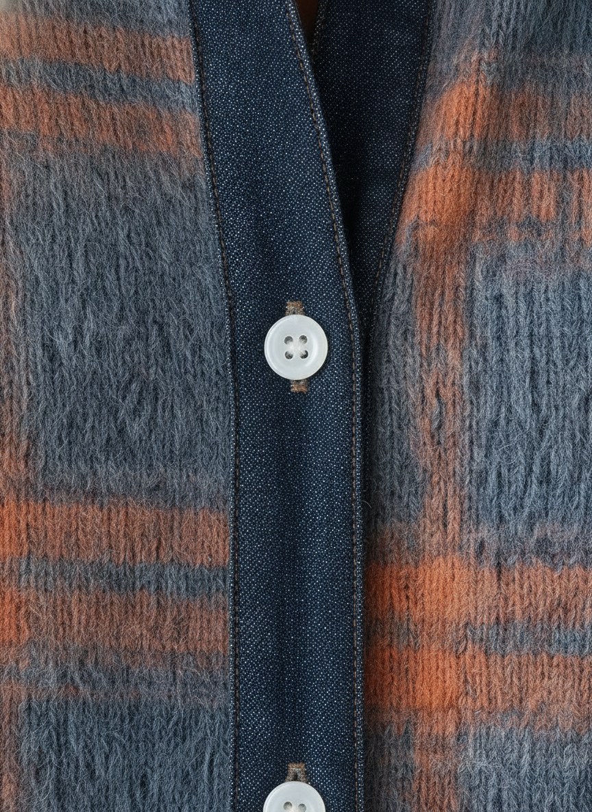 Gia | Women's Cozy Plaid Cardigan