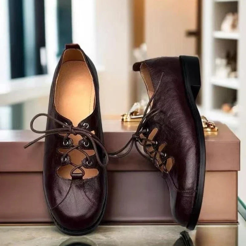 Greta | Women's Classic Lace-Up Mary Janes