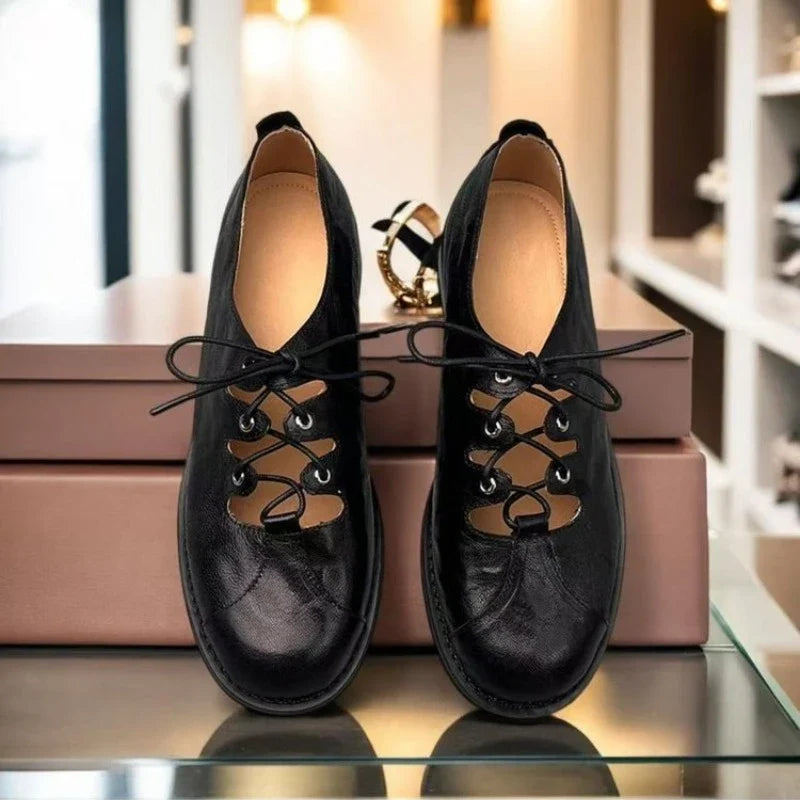 Greta | Women's Classic Lace-Up Mary Janes