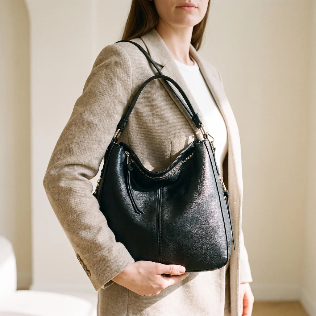 Hovara - Structured Hobo Bag