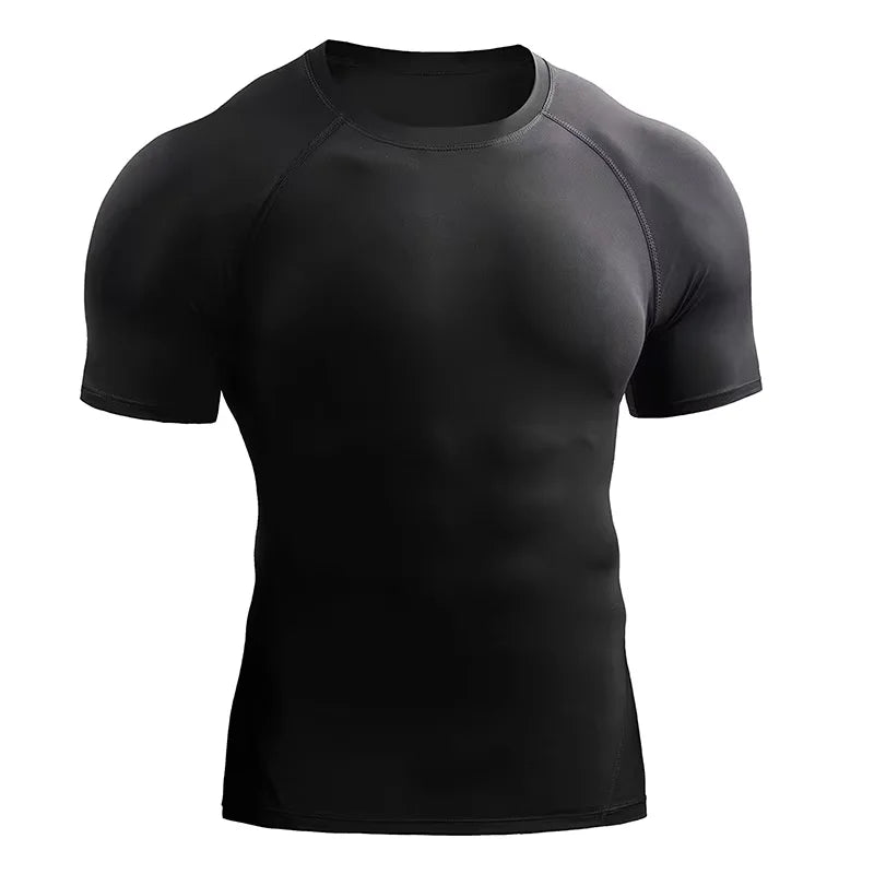 Idris - Men's Athletic Compression Shirt Set