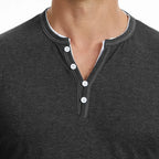 Idris - Men's Classic Henley Shirt