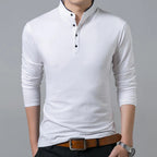 Idris - Men's Classic Long Sleeve Henley Shirt