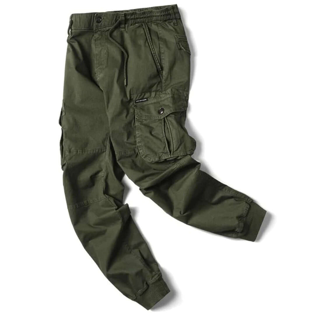 Idris | Men's Relaxed Fit Cargo Pants with Elastic Cuffs