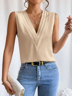 Idris | Women's Elegant Sleeveless Blouse