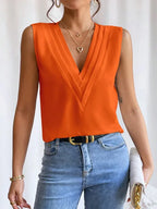Idris | Women's Elegant Sleeveless Blouse