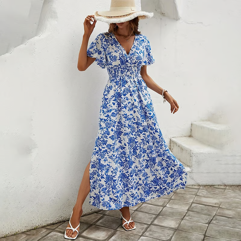 Wren | Women's Beach Summer Dress with Floral Print