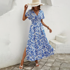Wren | Women's Beach Summer Dress with Floral Print