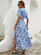 Wren | Women's Beach Summer Dress with Floral Print
