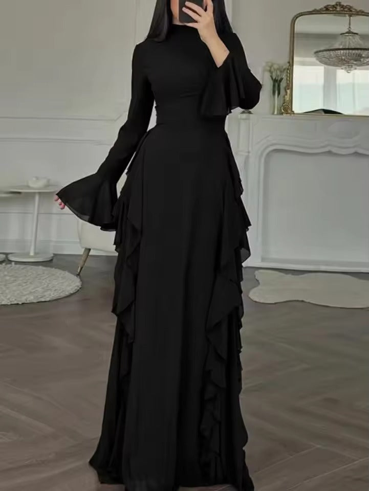 Aurelia | Women's Elegant Long Sleeve Maxi Dress