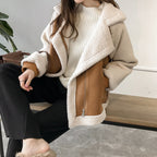 Iris - Women's Cozy Winter Jacket with Sherpa Lining