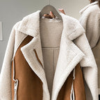 Iris - Women's Cozy Winter Jacket with Sherpa Lining