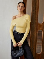 Isla | Women's Chic One-Shoulder Going Out Top